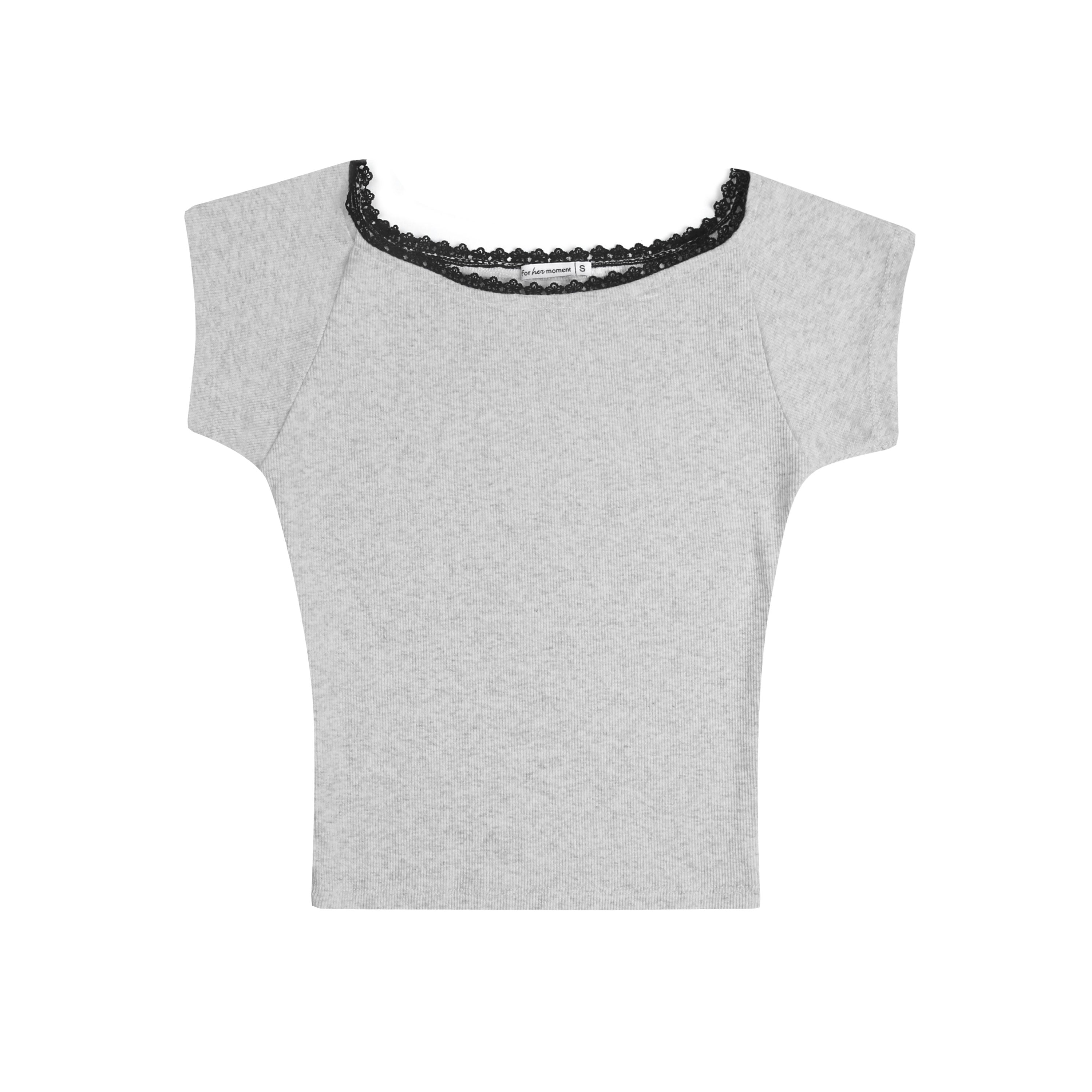 Anora Fitted Square Neck Tee