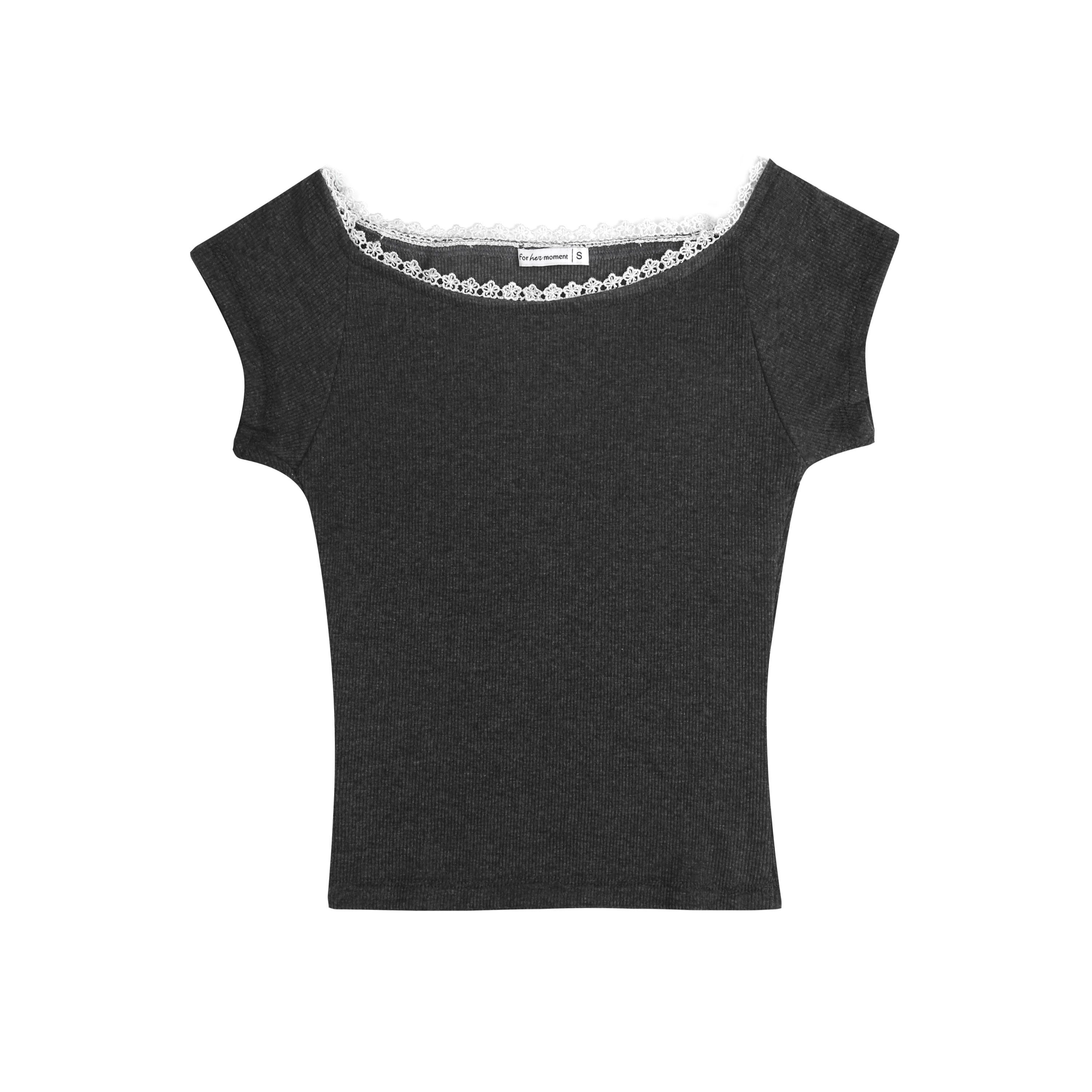 Anora Fitted Square Neck Tee