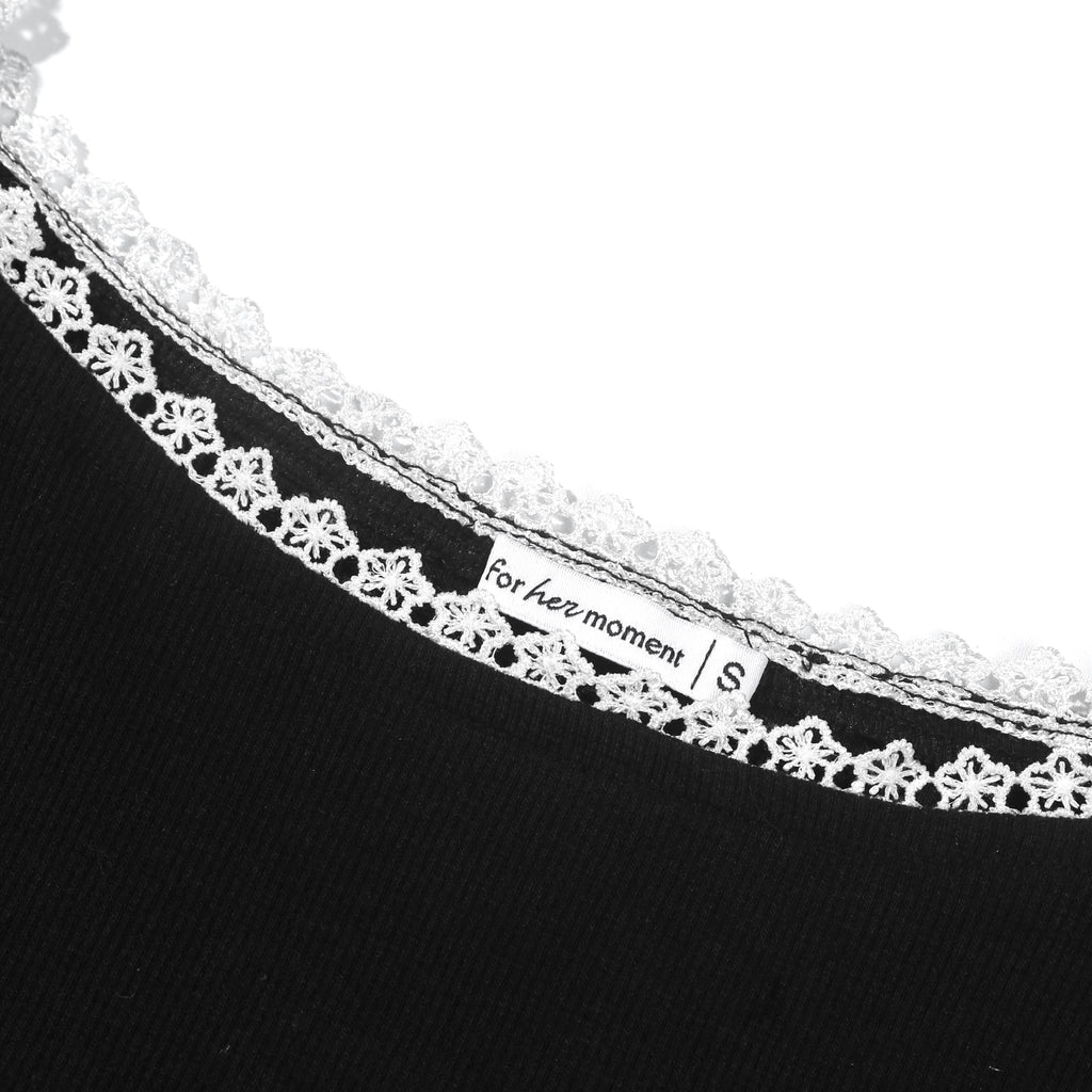 Anora Fitted Square Neck Tee