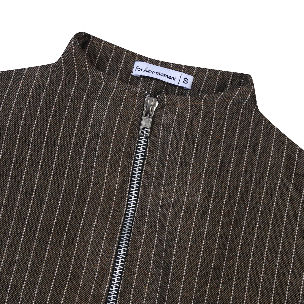 Anne Two-Way Zipper Shirt