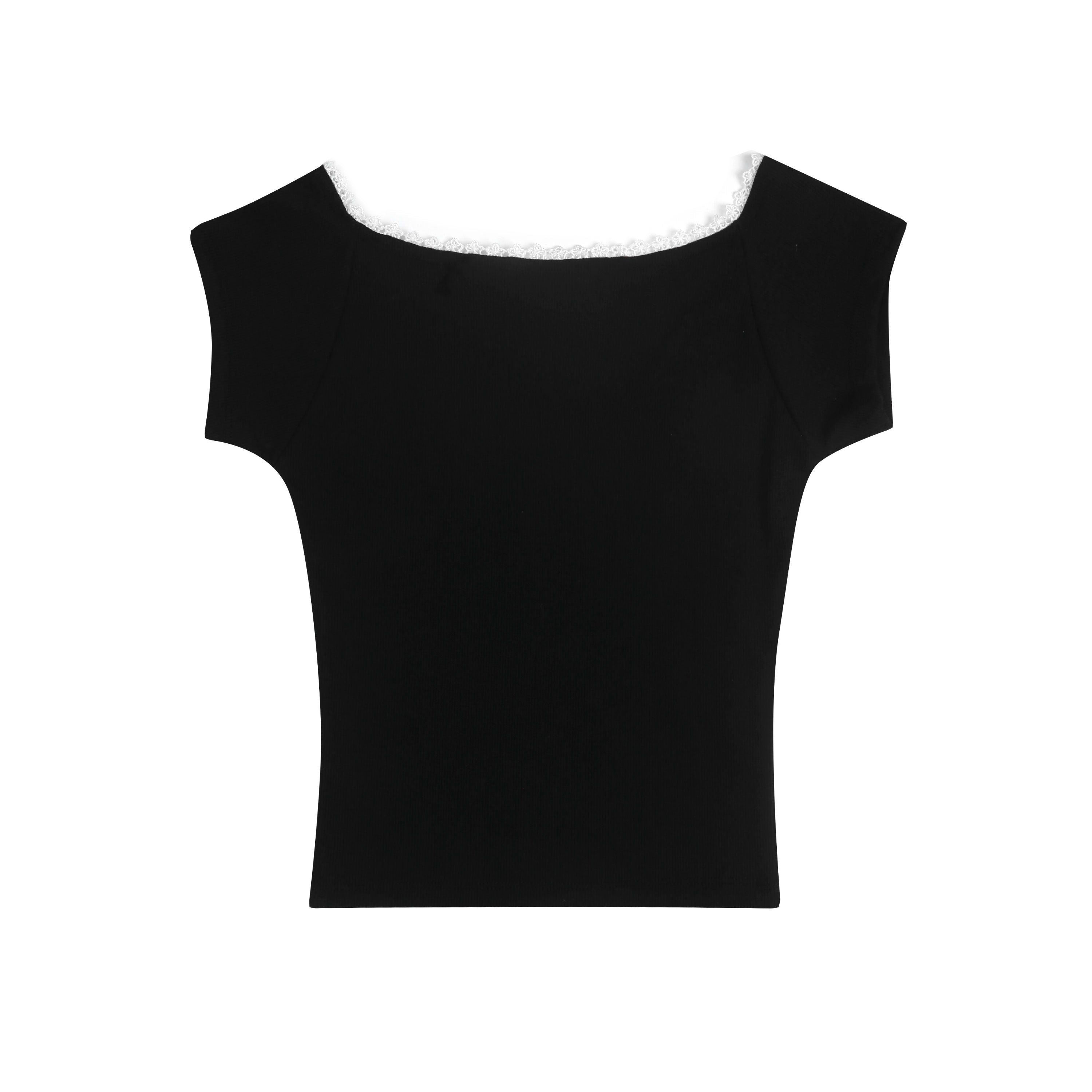 Anora Fitted Square Neck Tee