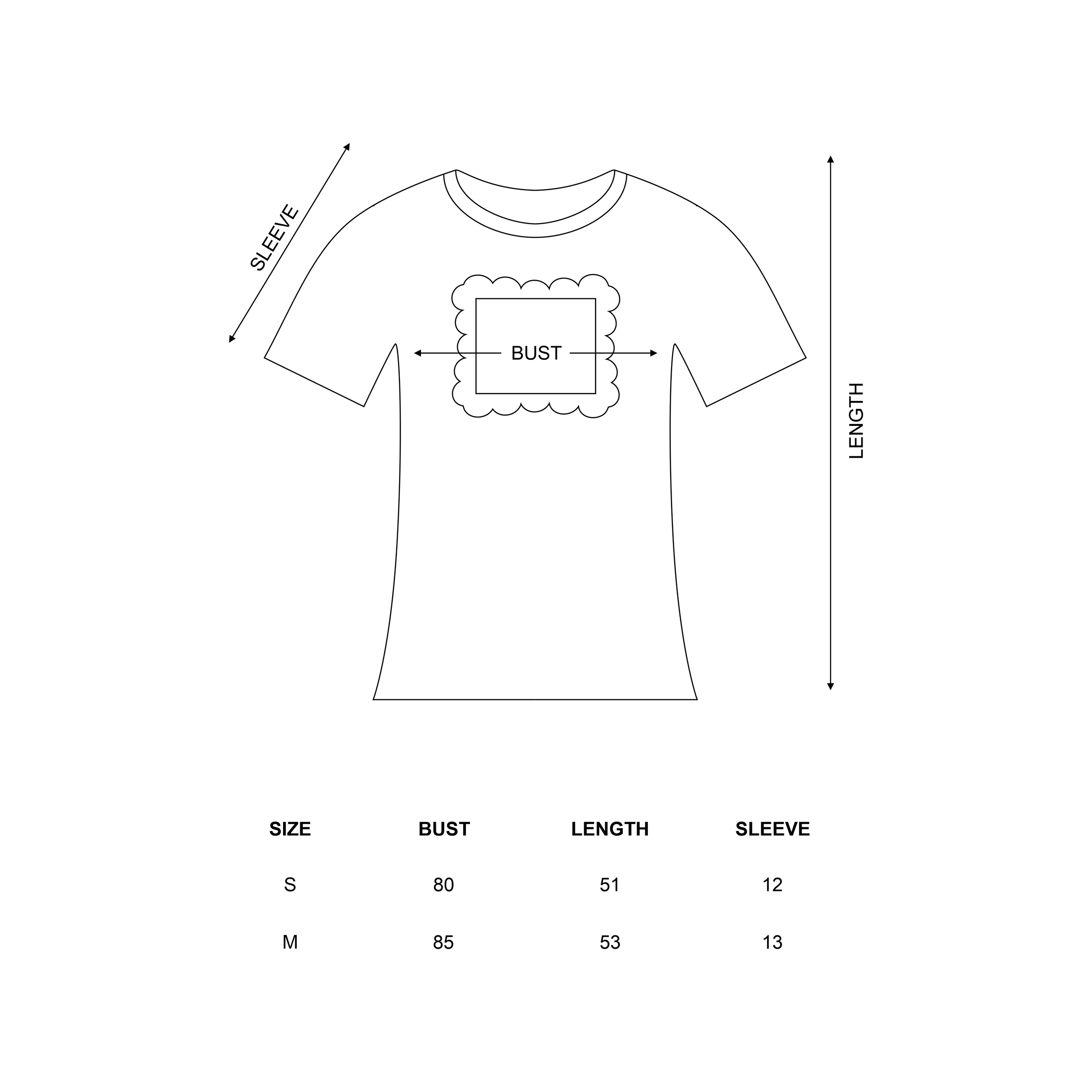 Sade size chart